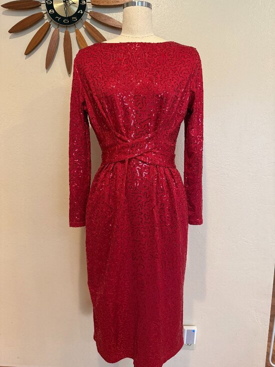 Tatyana Dresses & Skirts - XL | Tatyana Red Sequin Cocktail Dress